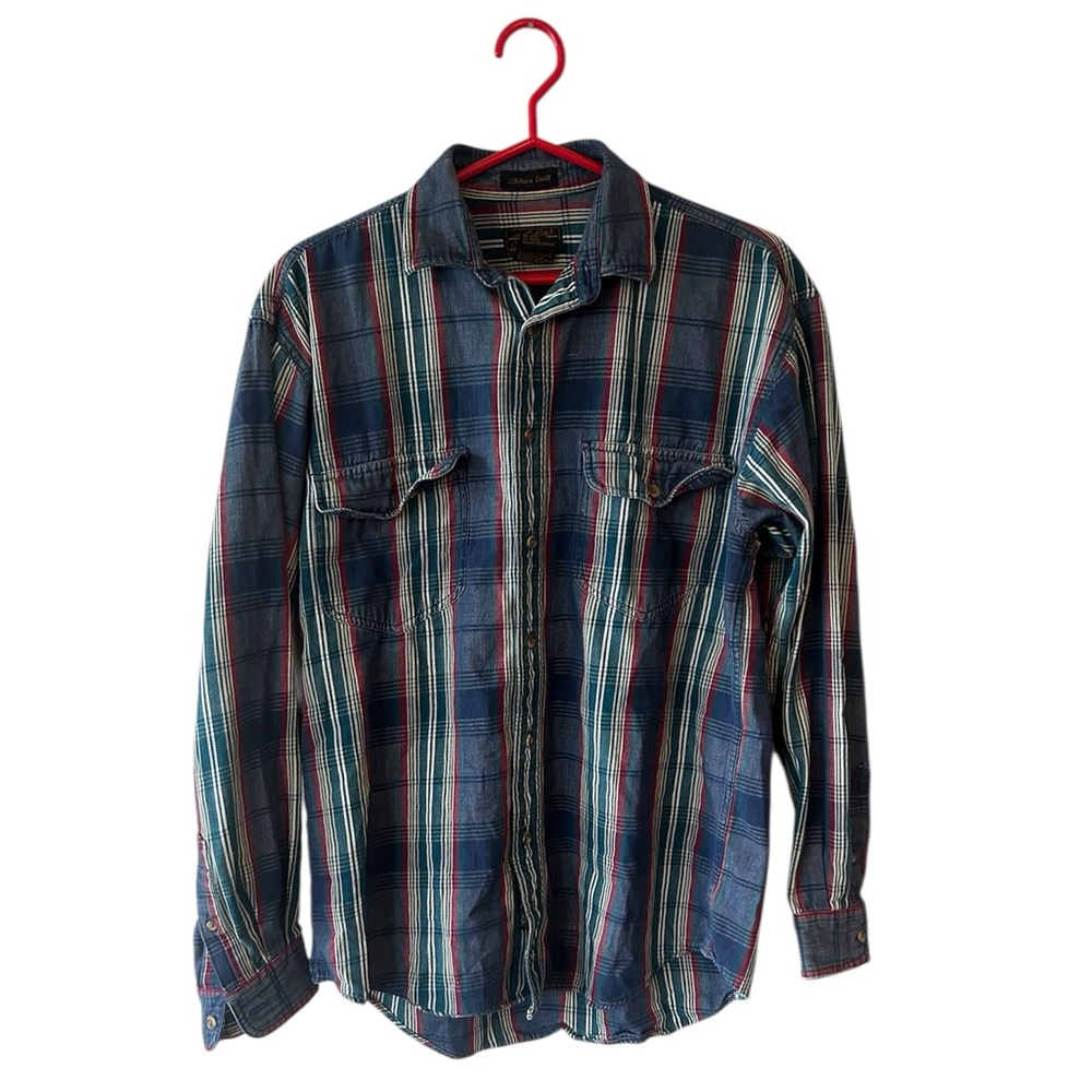 Vintage Eddie Bauer Elkhorn Twill Shirt Size M